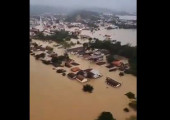Βραζιλία_βροχοπτώσεις το Ρίο Γκράντε ντο Σουλ της Βραζιλίας